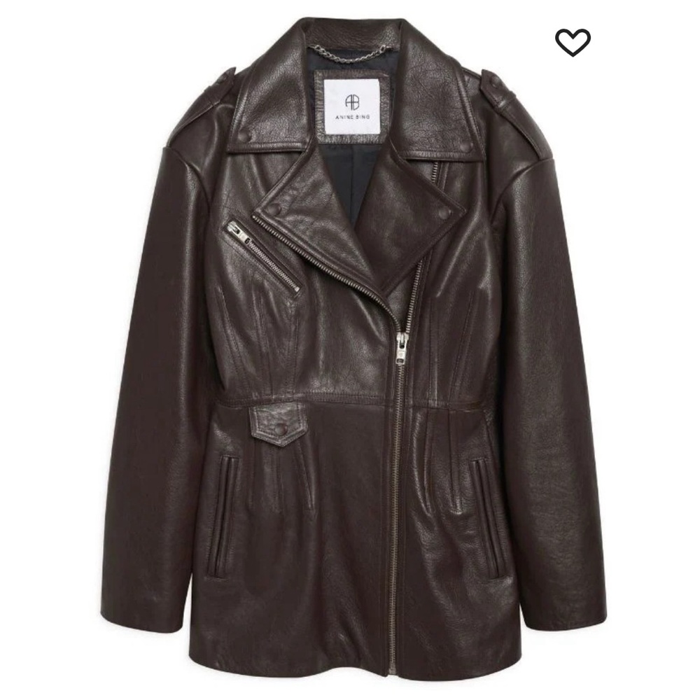 ANINE BING Raven Moto Leather Jacket
